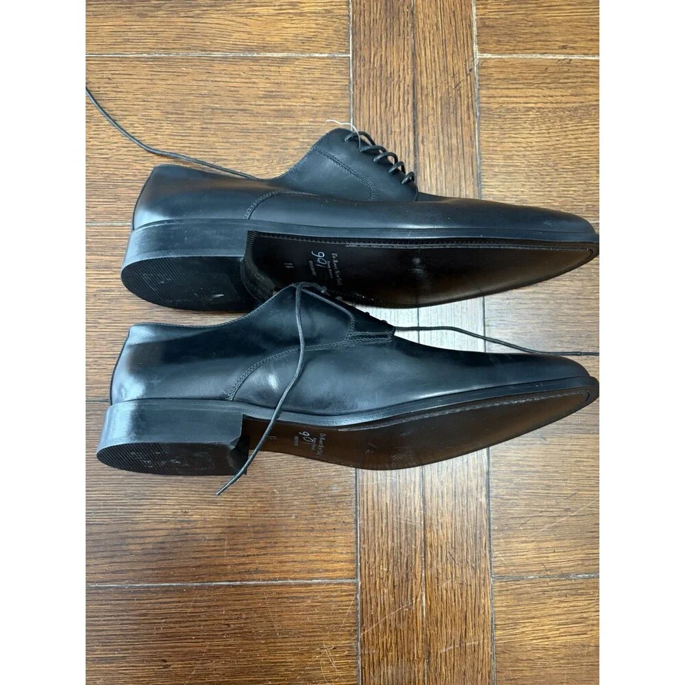 To Boot New York Adam Derrick  Black Leather Dress Cap-toe Shoes - Size 14 NWOT